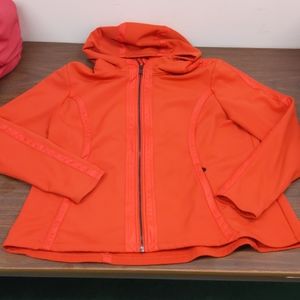 Athleta 2x hooded Jacket orange